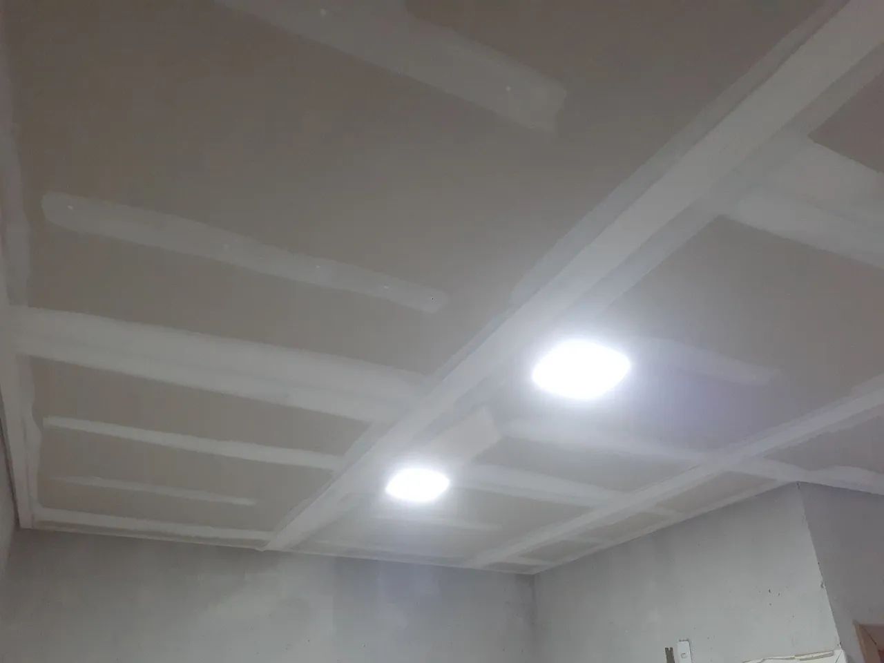 Forro e divisoria, Drywal e steel framing.