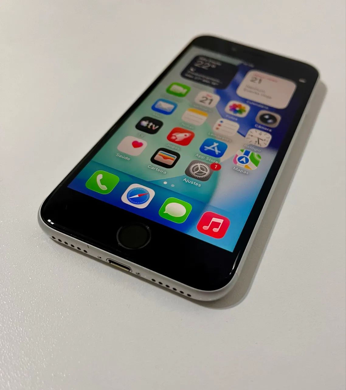 iPhone SE 2ª Geração ? 128 GB ? Branco - Foto 4