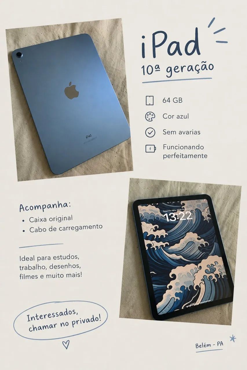 iPad 10ª Geração 