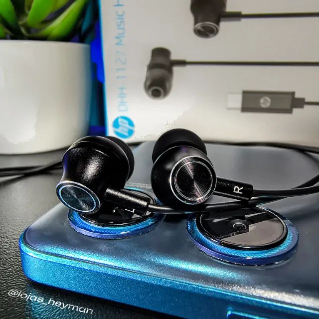 Fone de Ouvido USB-C HP DHH-1127 In Ear com Microfone Som de Qualidade - Foto 3
