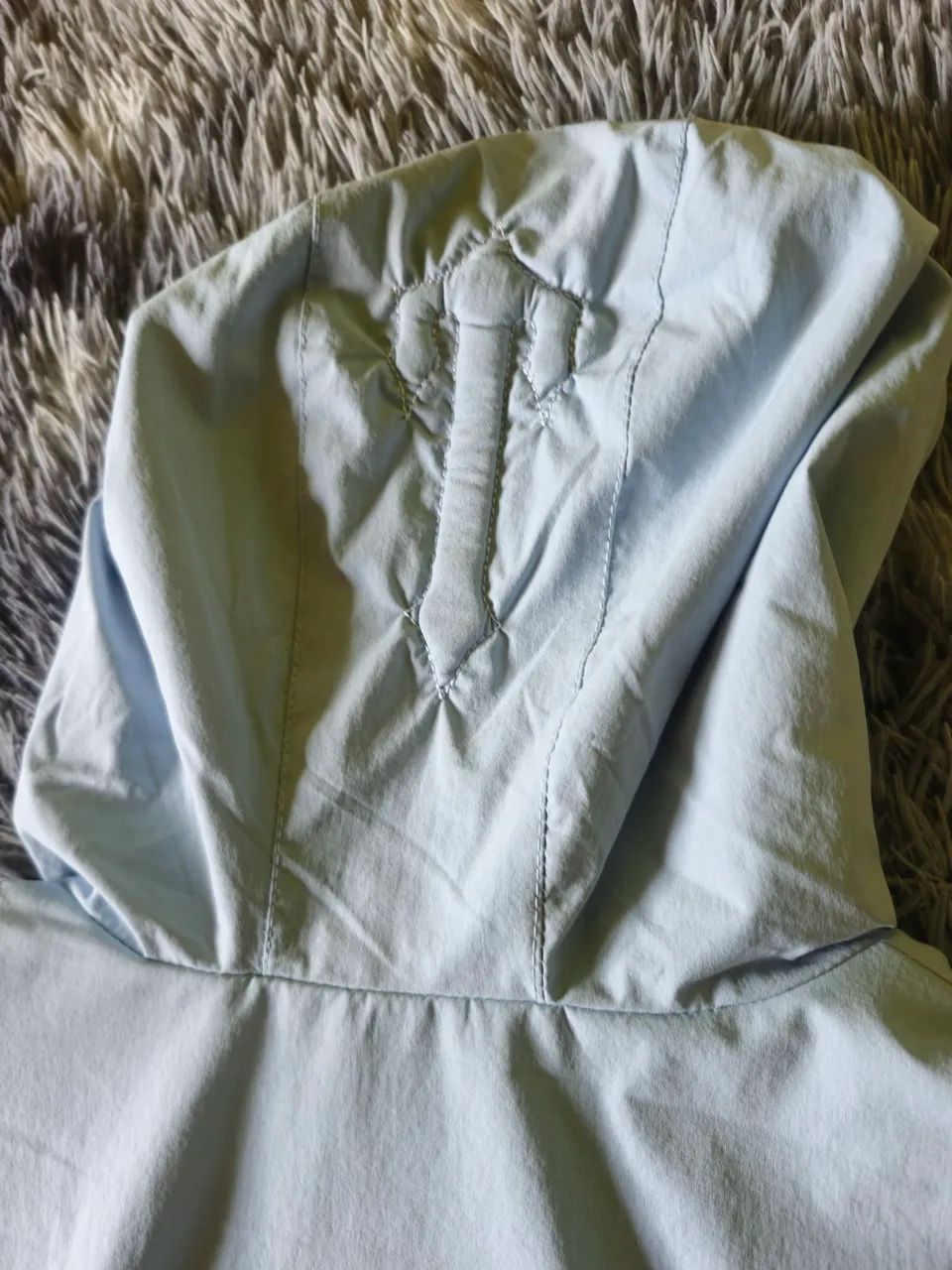 corta vento/windbreaker trapstar decoded cashmere azul - Foto 4
