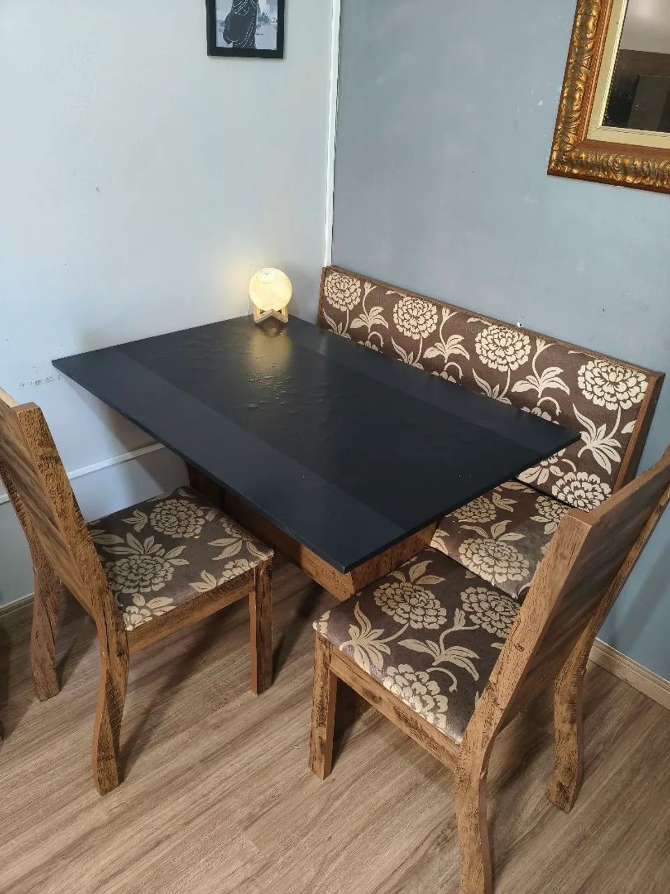 Móveis sala (sofá/ mesa+cadeiras) - Foto 3