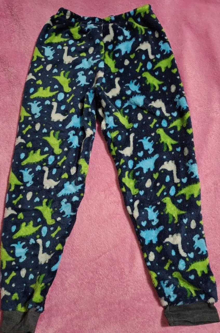 Kit Calça Peluciada Panda E Dinossauro  - Foto 5