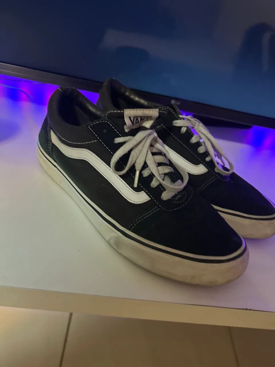 Tênis Vans 41 preto oldschool - Foto 3
