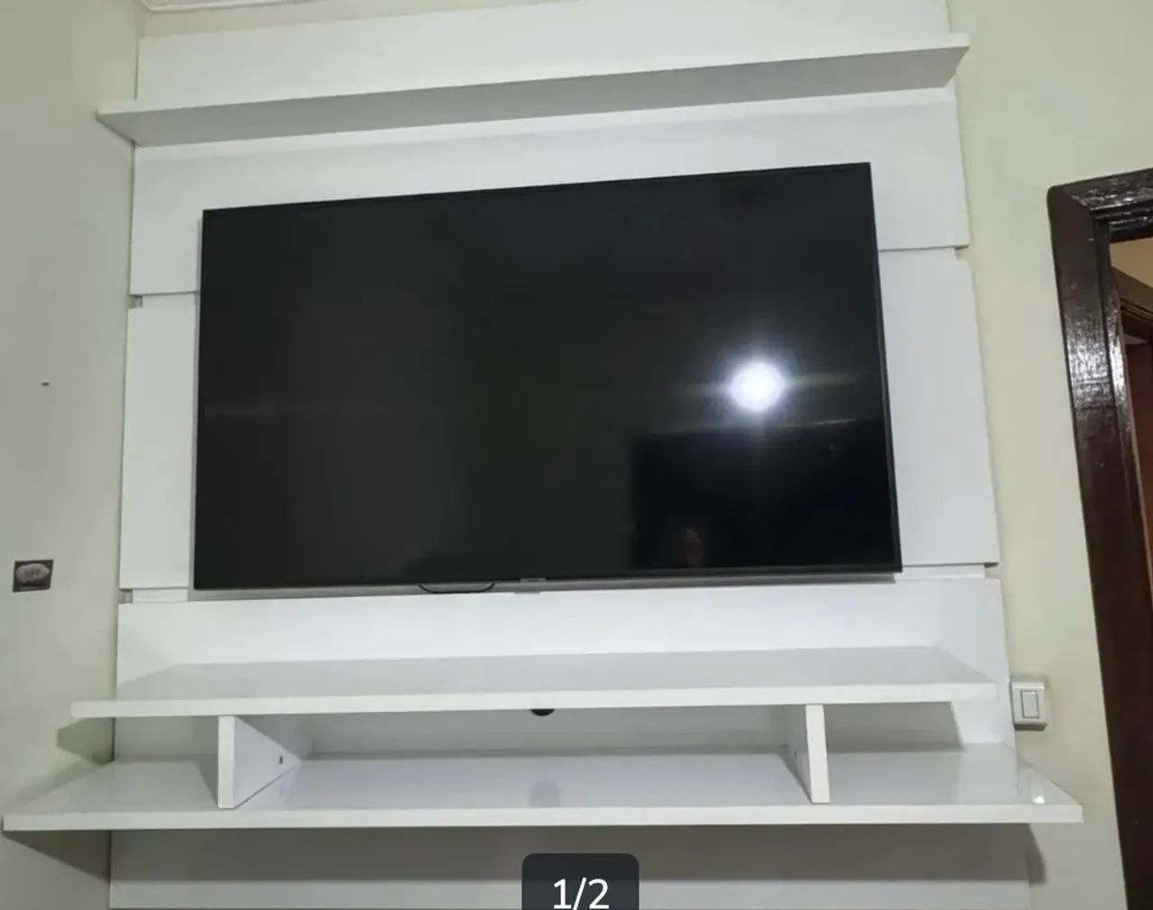 Painel para TV até 55?  Branco  - Foto 2