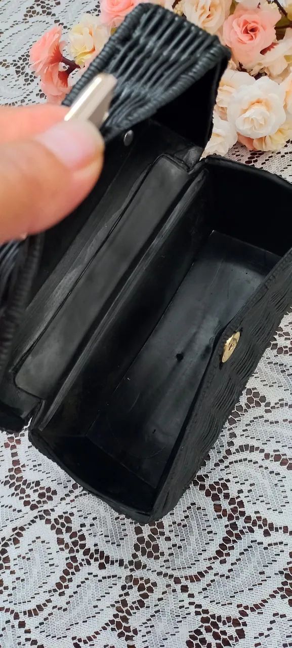 Bolsa de mão petite Jolie original preta - Foto 4