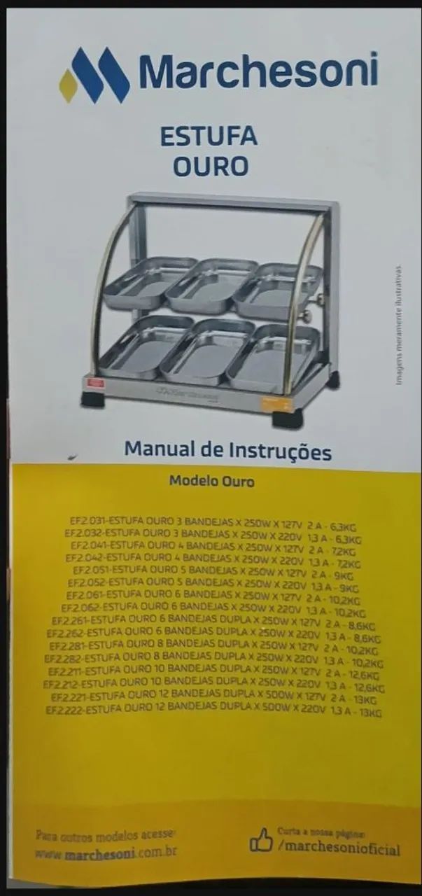 Estufa elétrica ouro 6 bandeijas - Foto 2