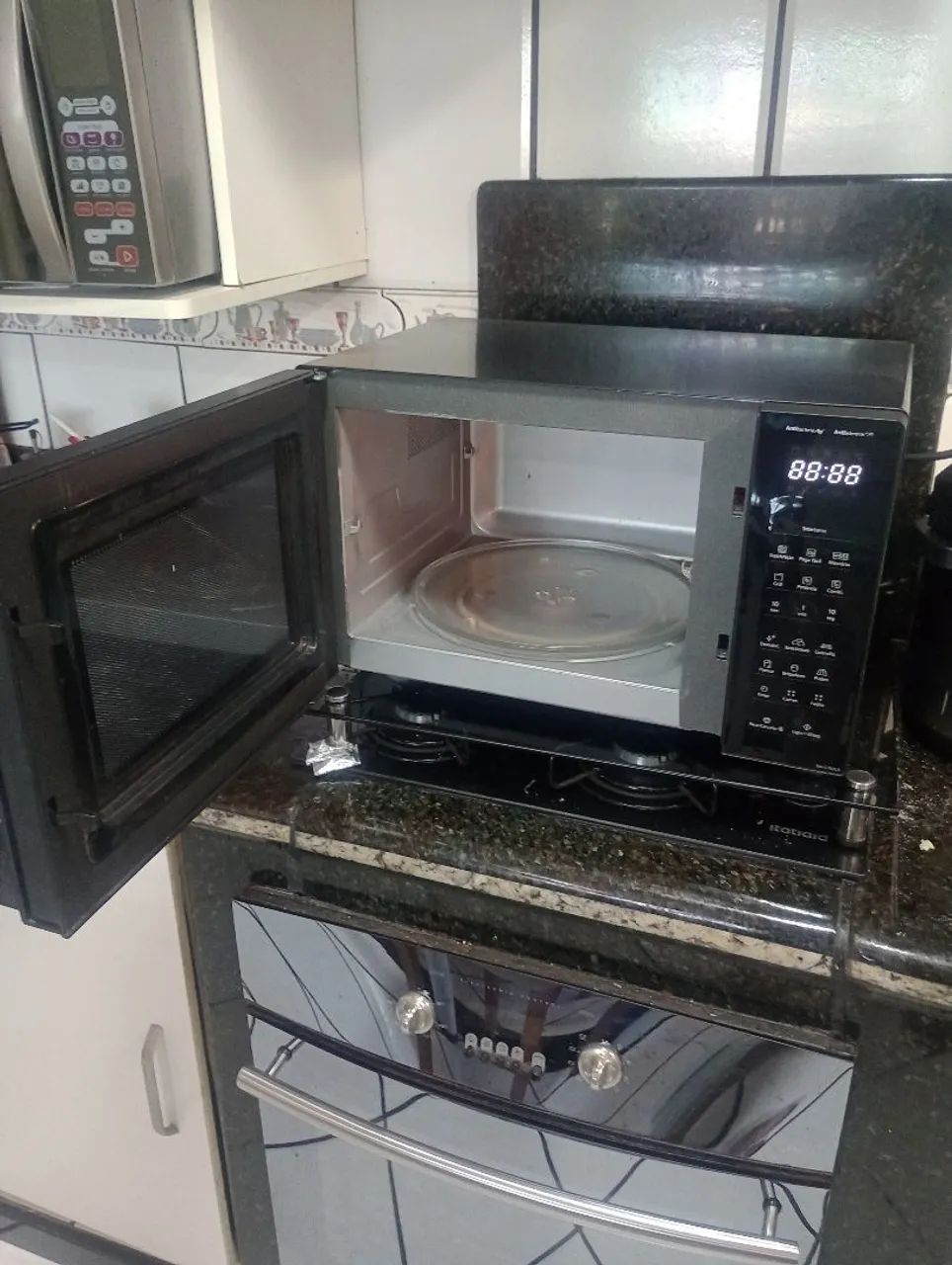 Promoção! excelente Microondas Panasonic 30 litros lindo 498,00 - Foto 4