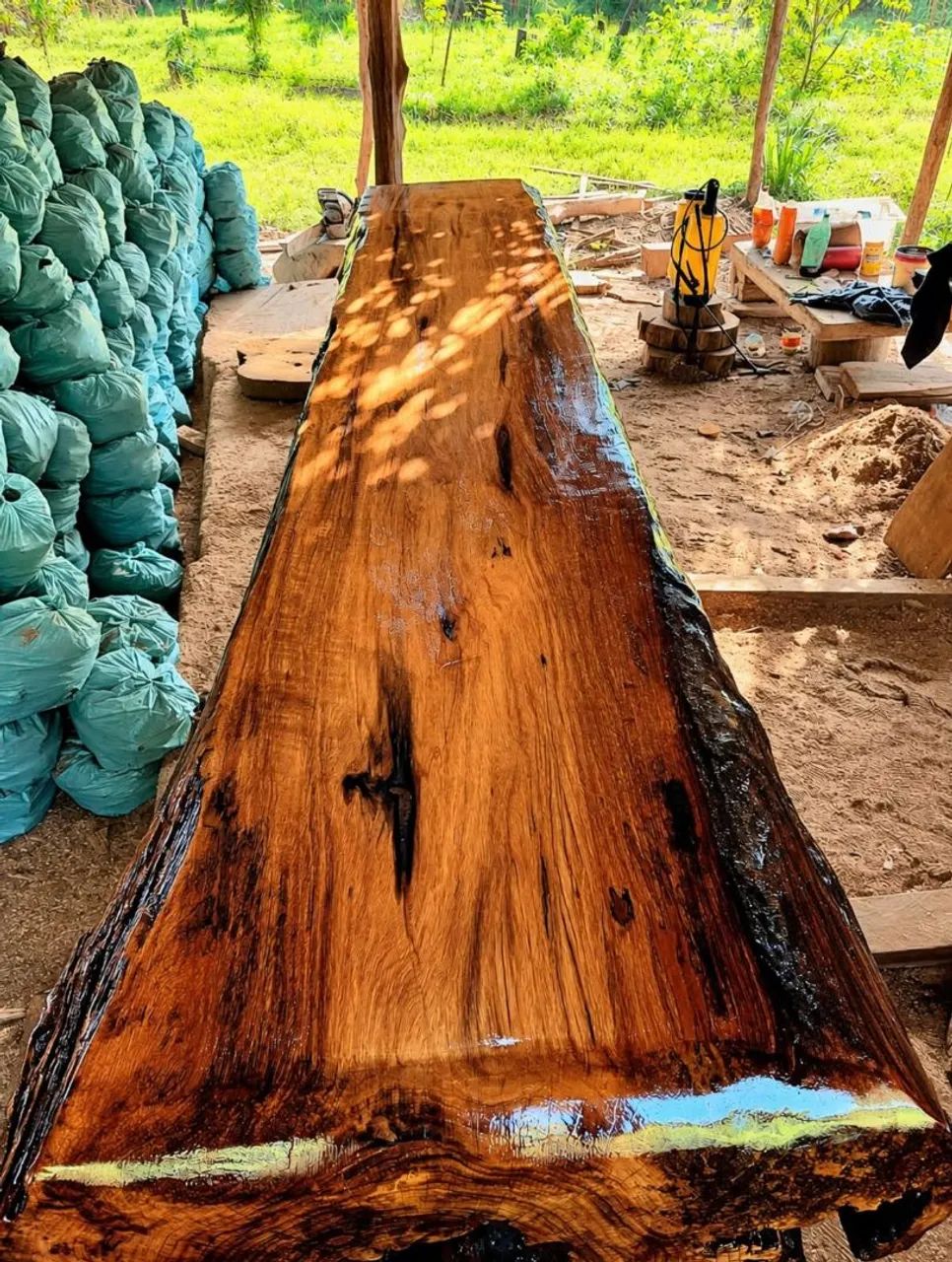 Mesa Rustica cascata 4M  R$6mil - Foto 4