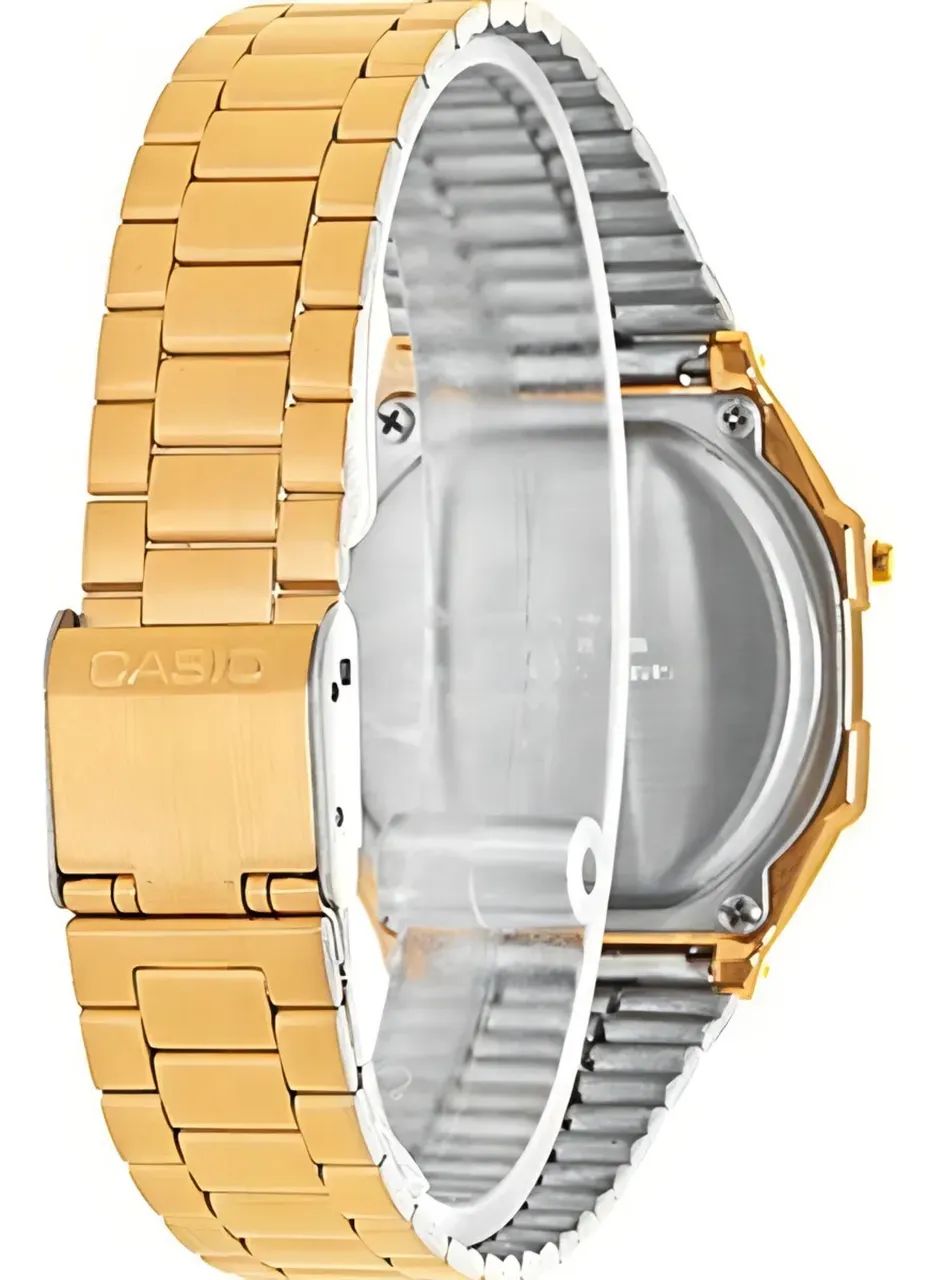 Relógio Casio Vintage Dourado Original - Foto 2