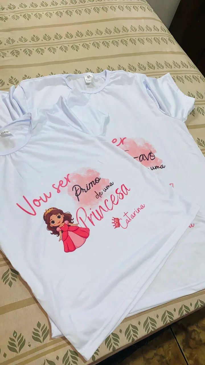 Camisa e body personalizados 