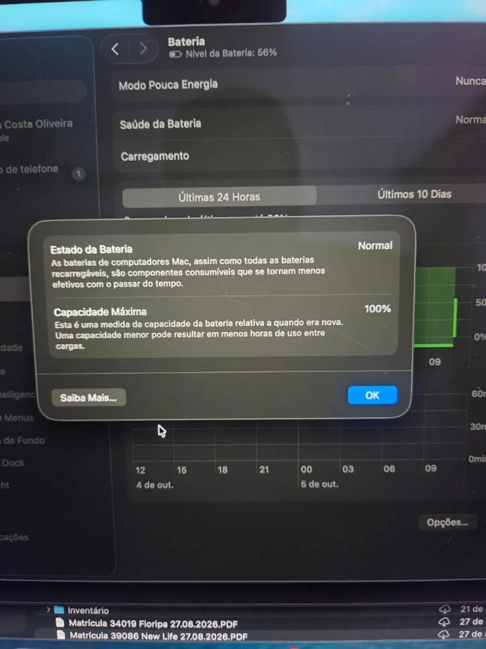 Macbook air m4 512gb 10gpu - 7 (sete!) ciclos bateria - estado de zero - Foto 5