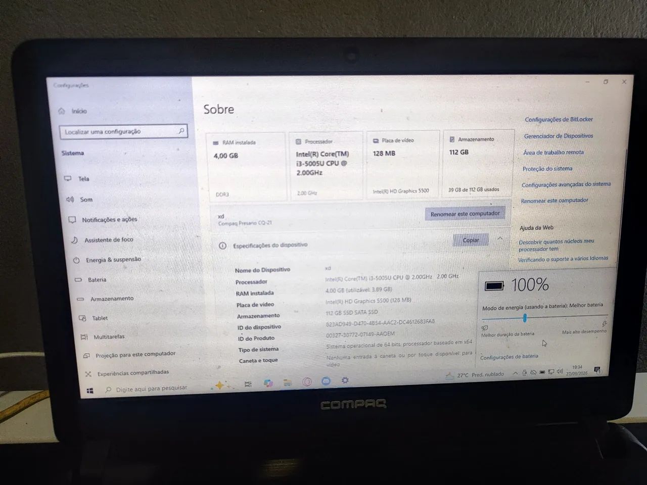 Notebook Compaq - Foto 2