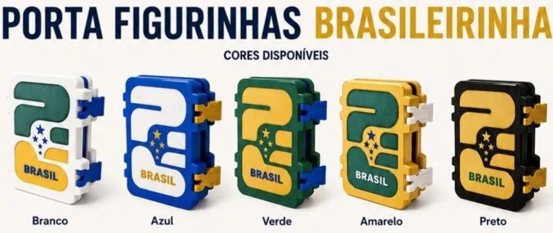 Caixa de figurinha Brasileirinha