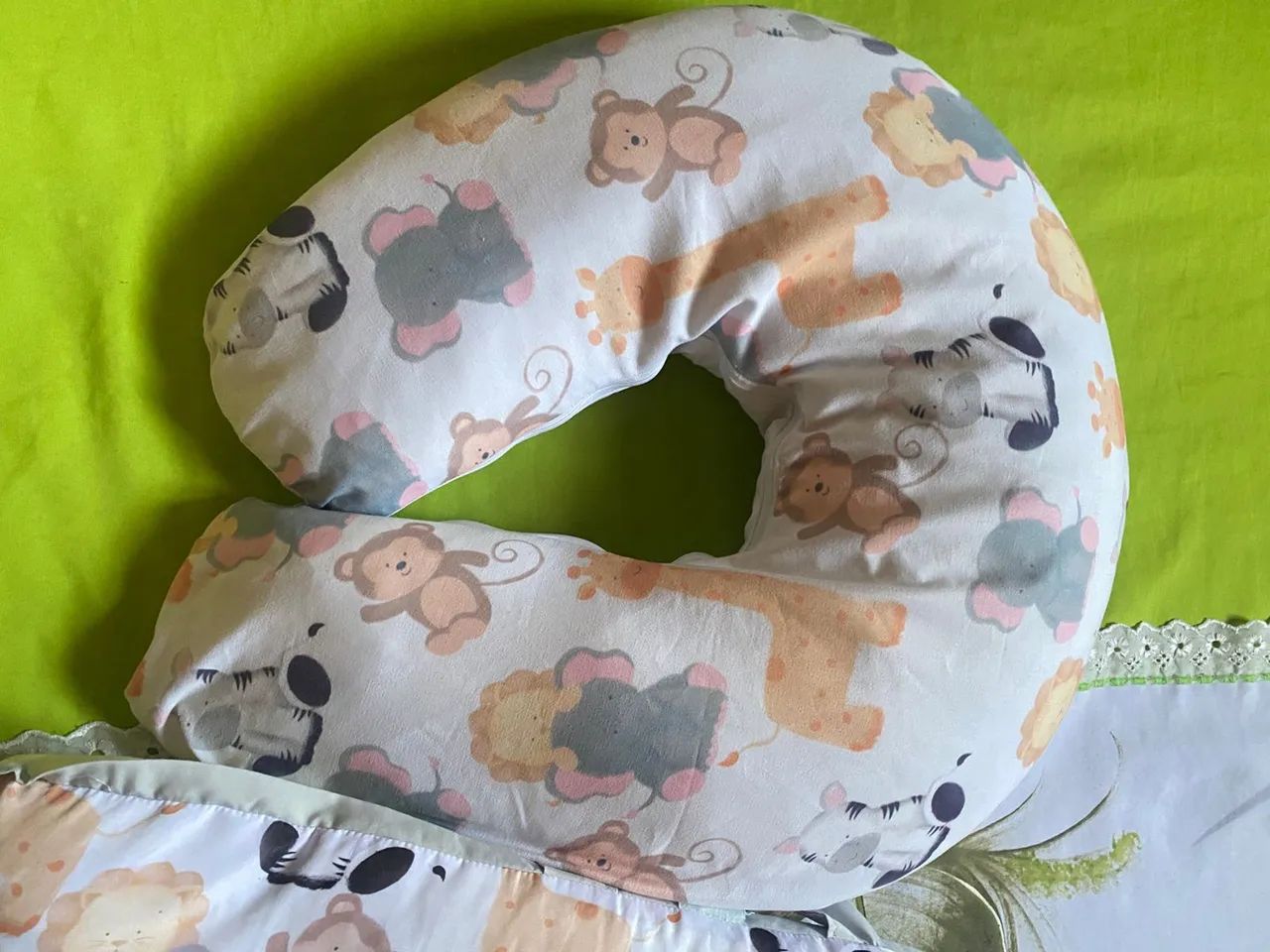 Ninho redutor e Almofada de Amamentação Safari Baby ? - Foto 2