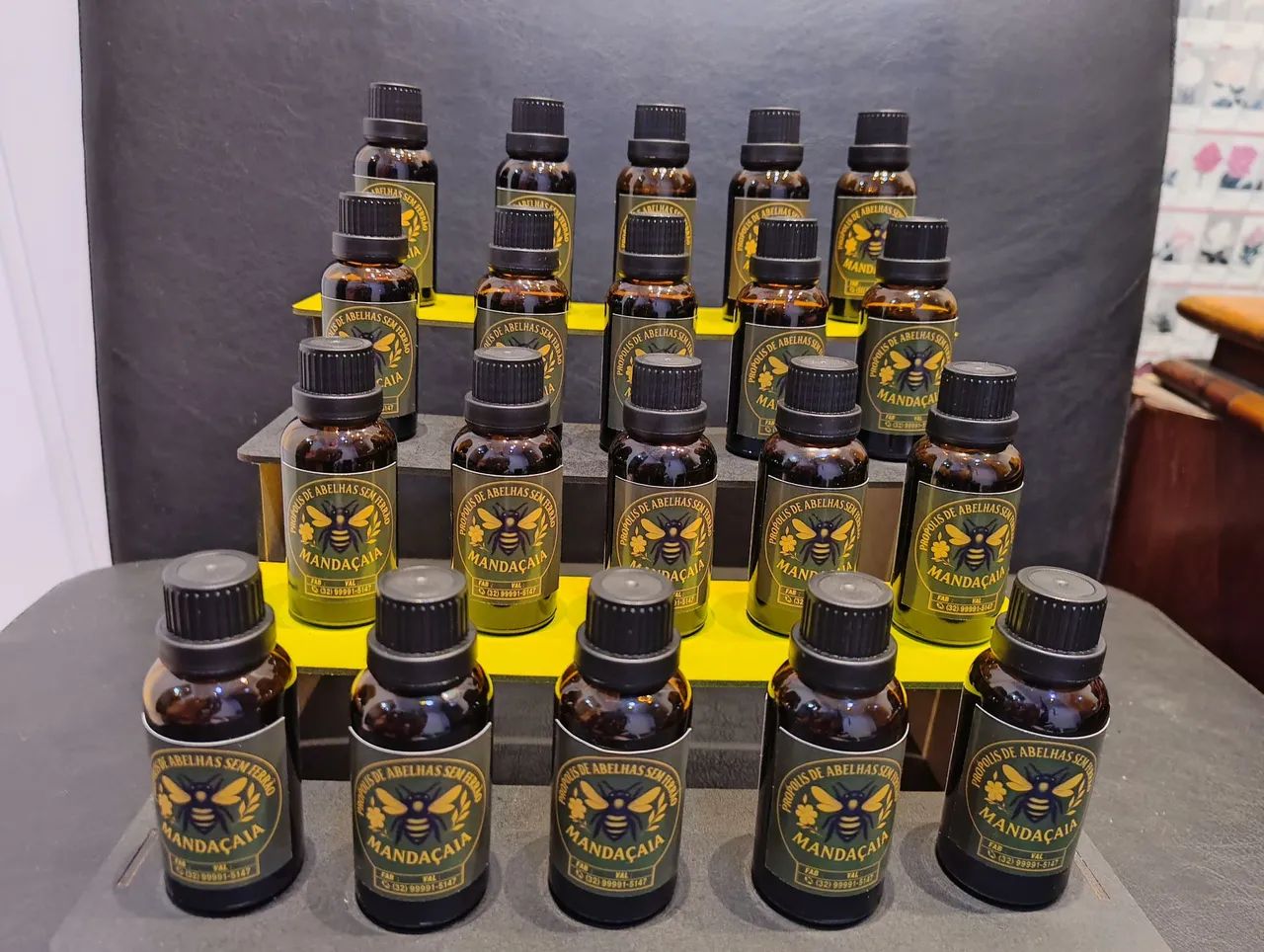 30 ml de EXTRATO DE PRÓPOLIS PURO - ORGÂNICO DE MANDAÇAIA  30 ML - Foto 4