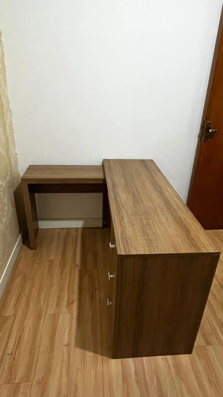 Mesa em L para escritório - Foto 4