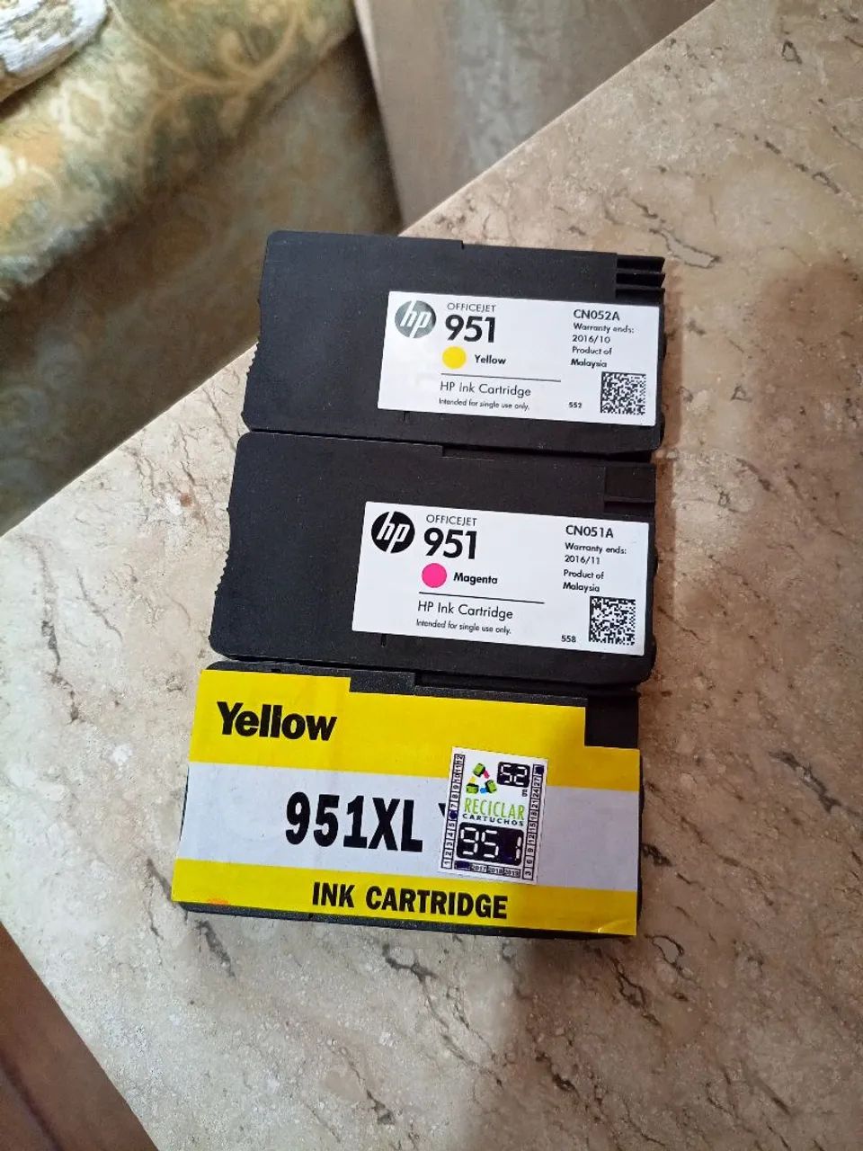 Cartuchos para impressora Hp 951