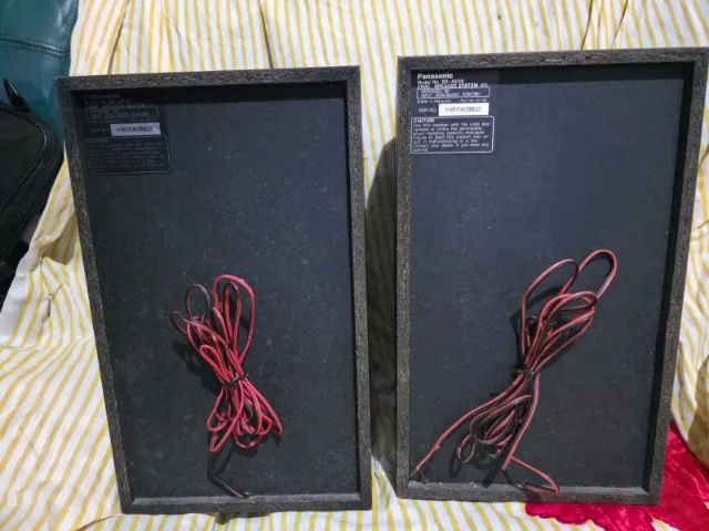  duas caixas   de  som   de  6  amp panasonic - Foto 2