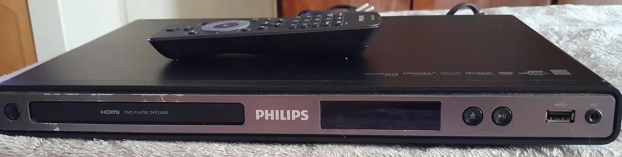 Dvd Player Philips dvp3360kx/78 Bivolt com entrada HDMI - Foto 2