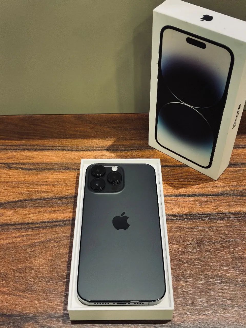 iPhone 14 Pro Max 256GB Preto - 82% saúde bateria - único dono