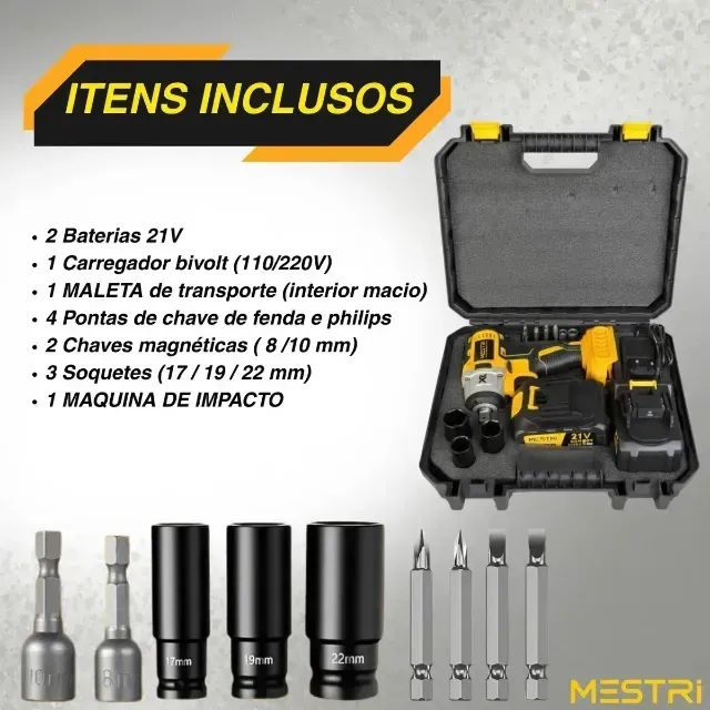 CHAVE DE IMPACTO | BRUSHLESS - Nova - Lacrada - Foto 2