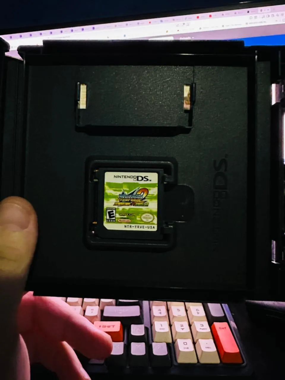 2 jogos megaman star force pegasus + zerker x ninja para nintendo ds originais - Foto 4
