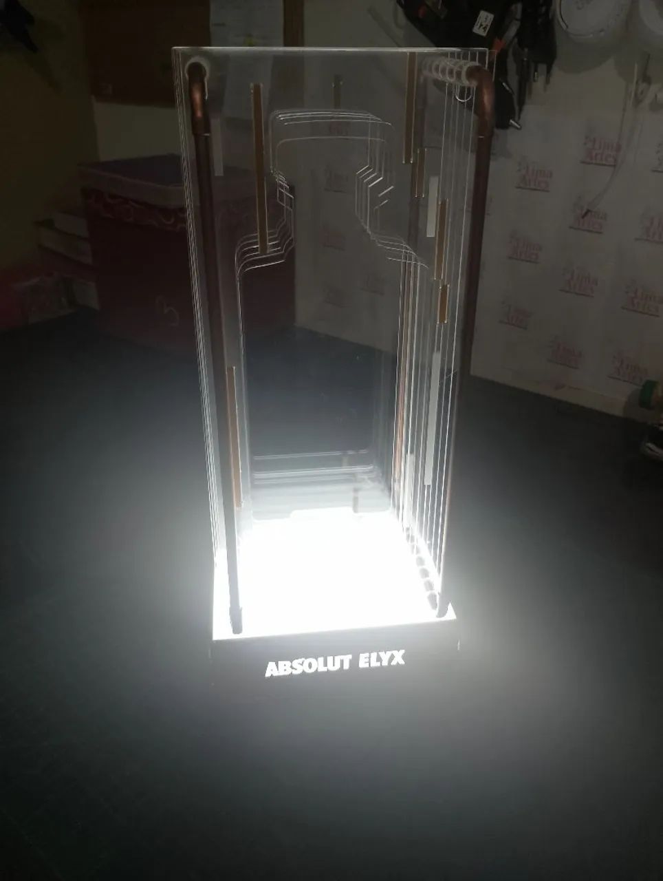 Expositor Display oficina ABSOLUT ELYX item de colecionador  - Foto 2