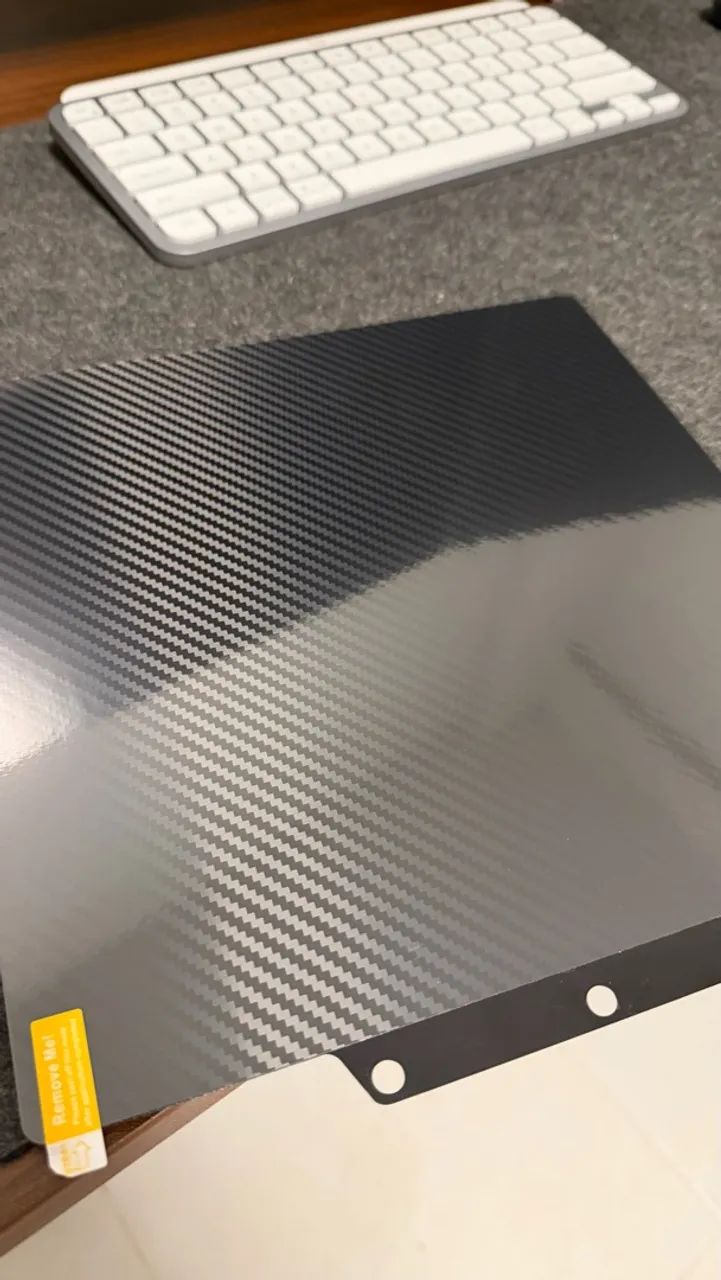 Placa de impressão flashforge AD5X fibra de carbono - Foto 5