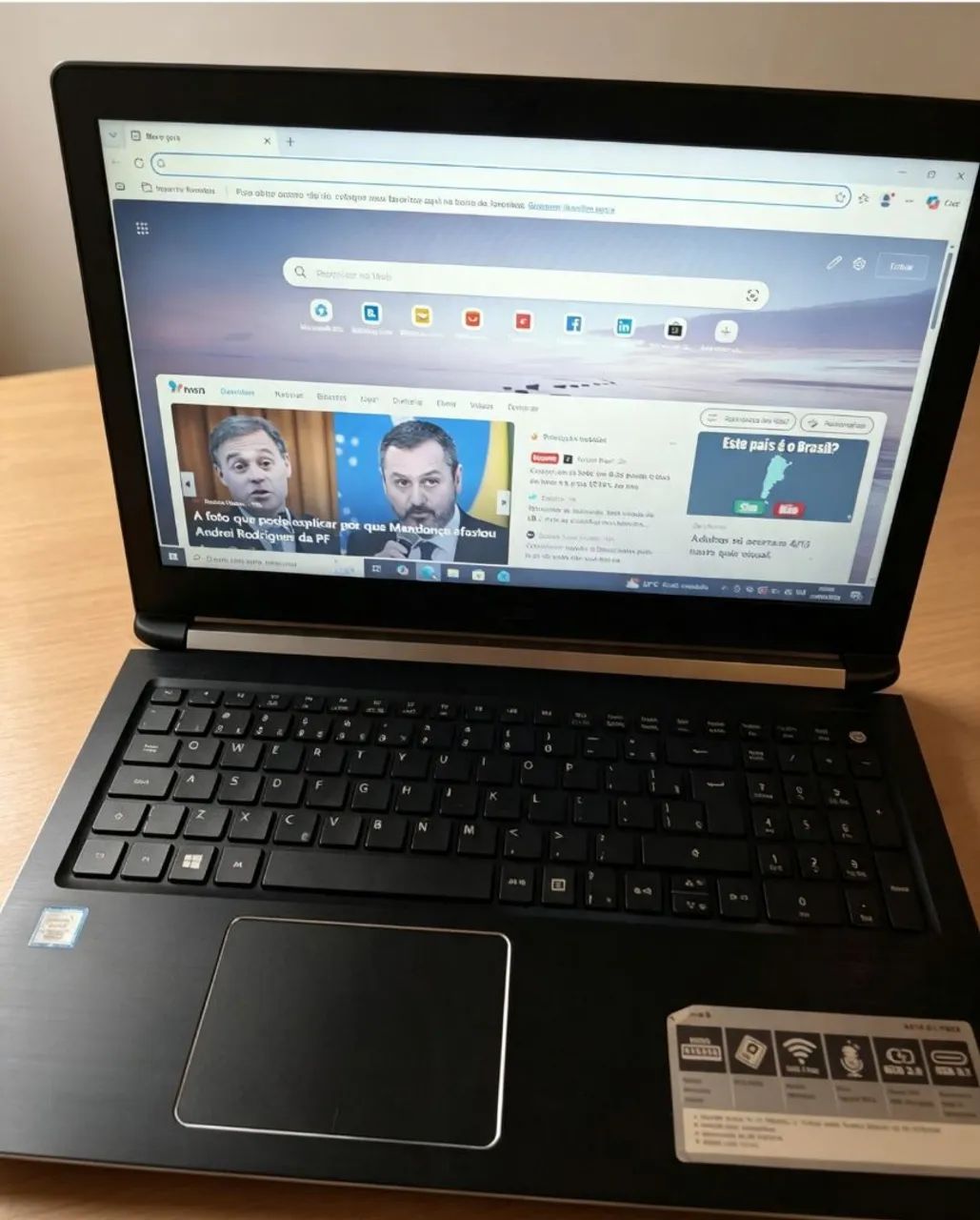 NOTEBOOK ACER INTEL®CORE  i7