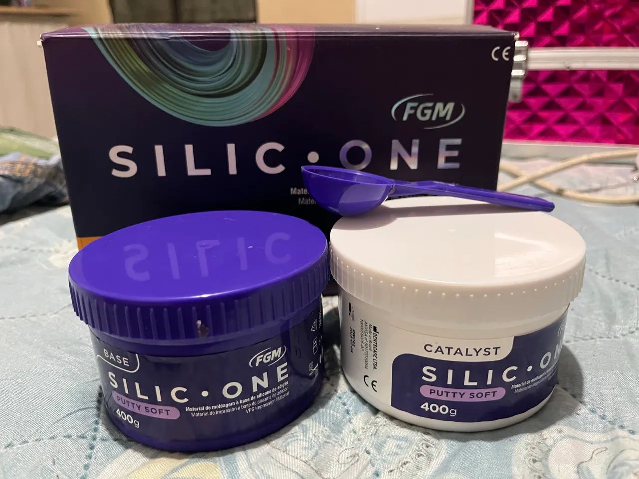 Silicone e Catalisador Odontologia 