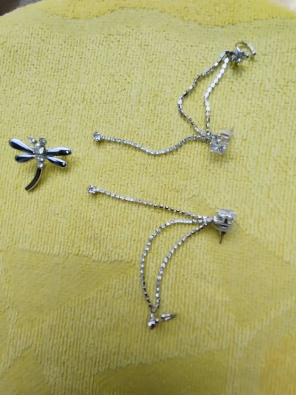 Brinco de brilhantes com EarCuff - Foto 5