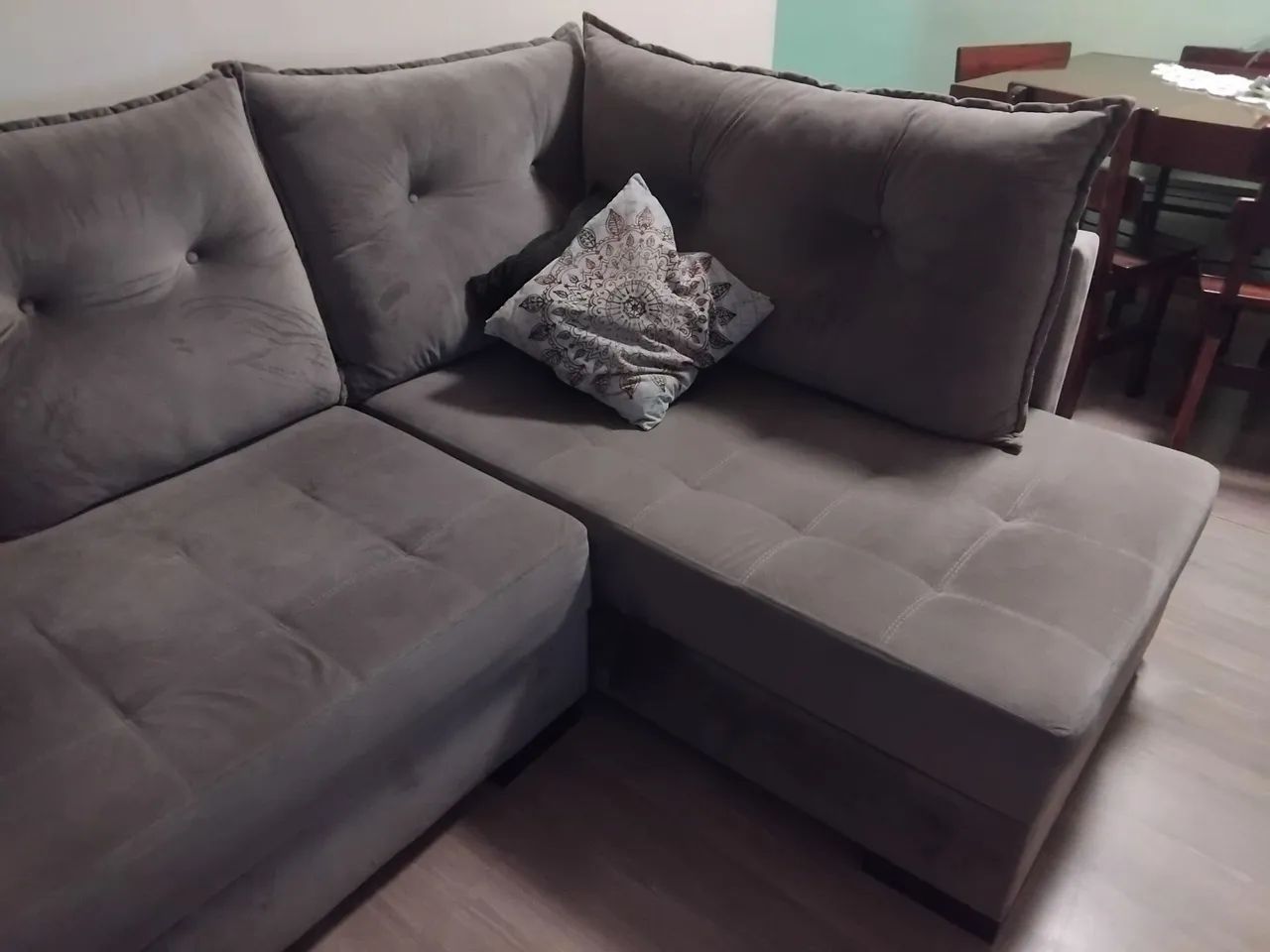 Sofá em "L", lado Direito