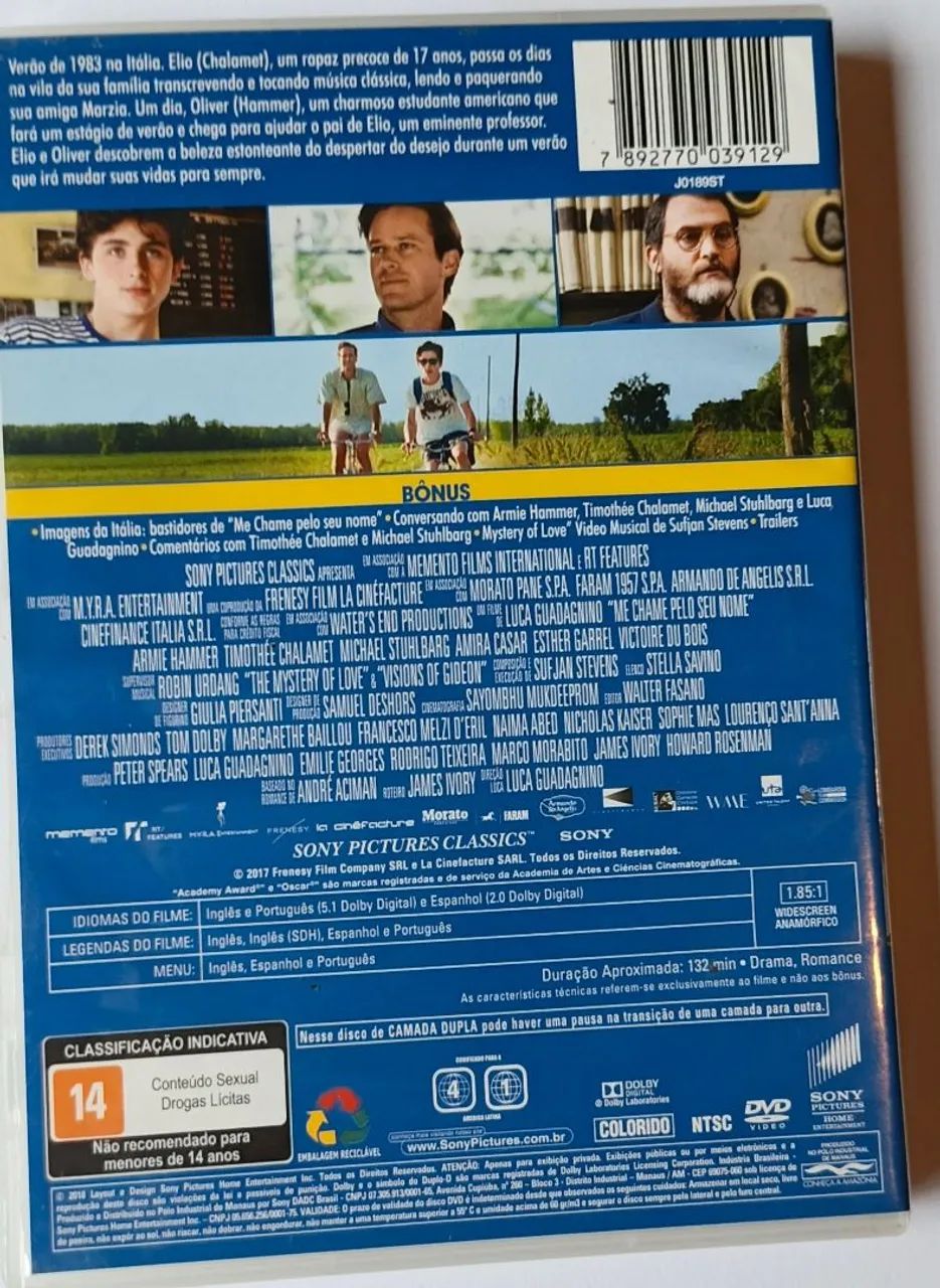 DVD ME CHAME PELO SEU NOME - Foto 2