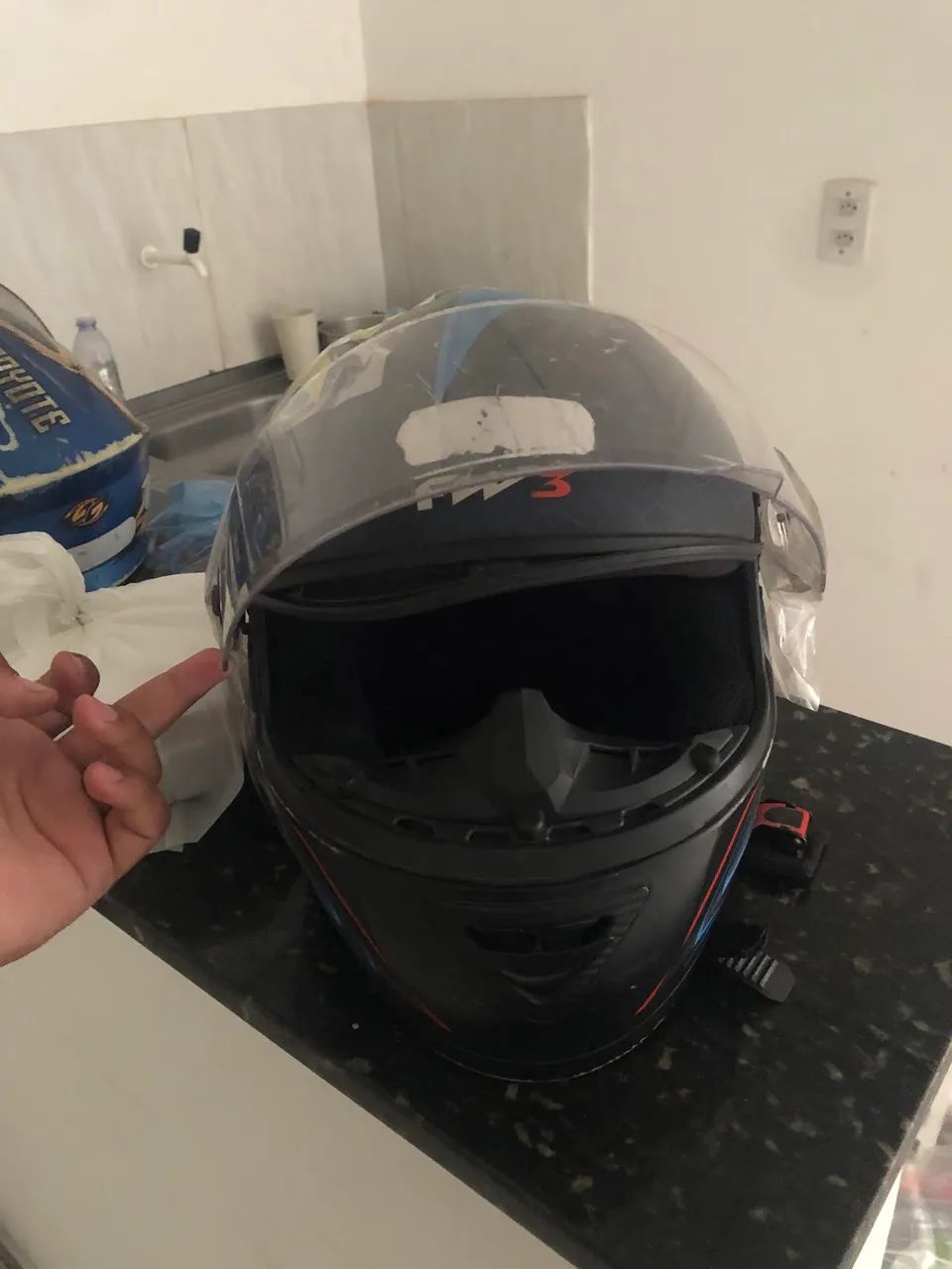 Capacete fw3 tamanho 60 