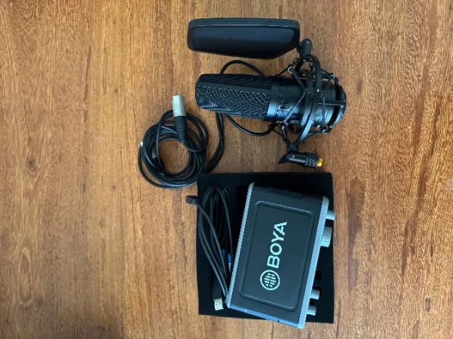 Microfone Boya BY-M1000 + Mixer Boya BY-AM1| Kit Completo - Foto 3