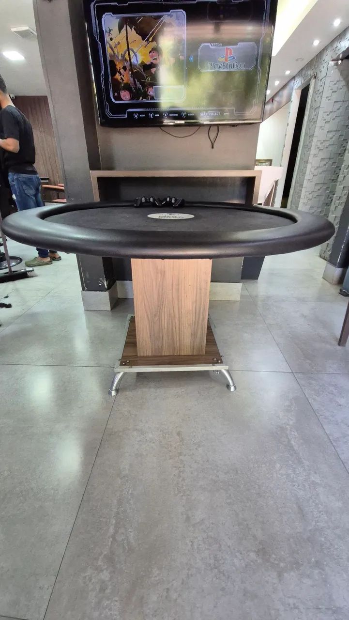 Mesa de poker - 120cm de diametro - Foto 3