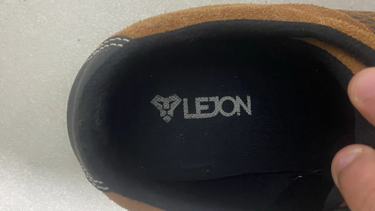 Tênis da marca lejon caramelo - Foto 5
