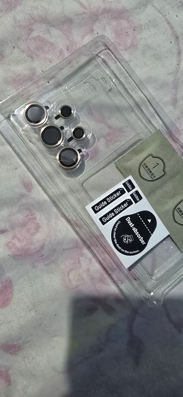 Lentes das Câmeras S24 ultra Goold completas 