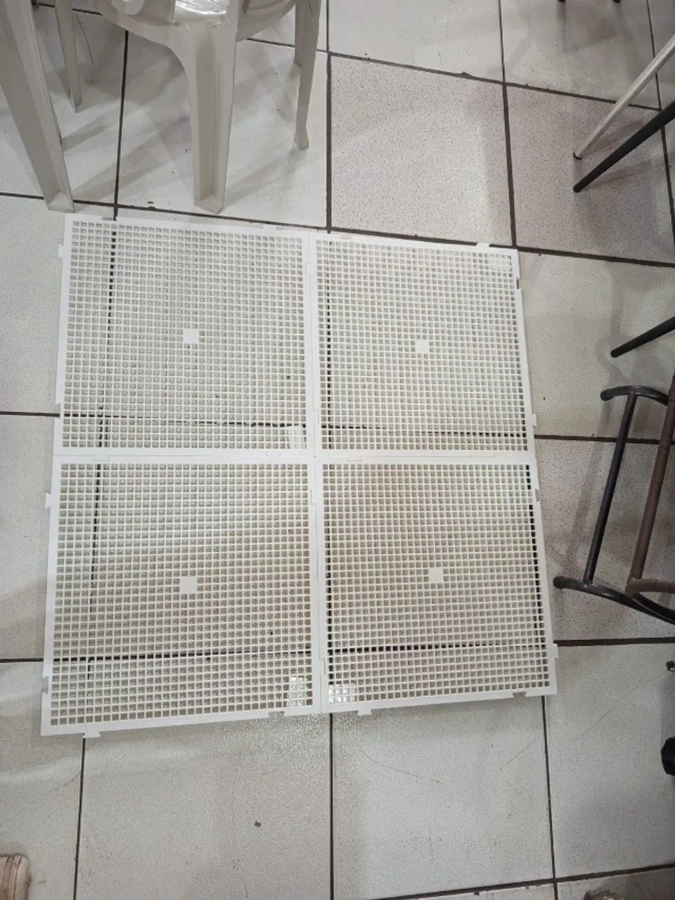 palete branco 50x50 (NOVO) - Foto 4