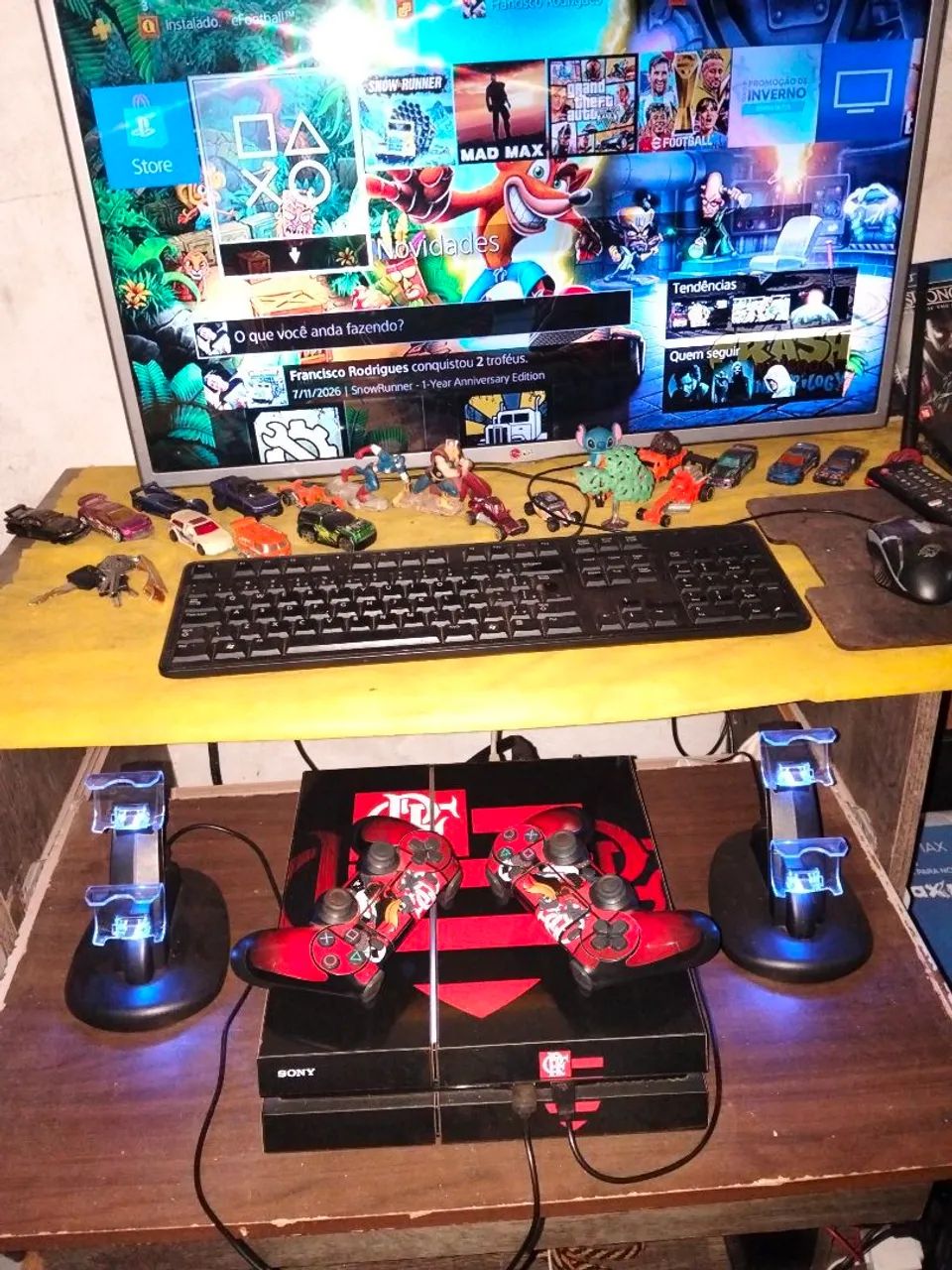 Ps4 personalizado e tv LG 32 polegadas  - Foto 4