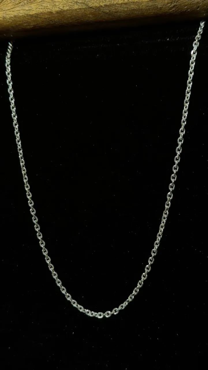 Corrente cartier curta 3mm prata 925  - Foto 2
