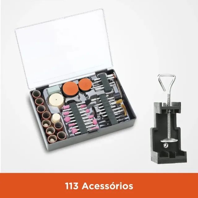 Micro Retifica 180w c/113pçs ( Black & Decker ) - Foto 4