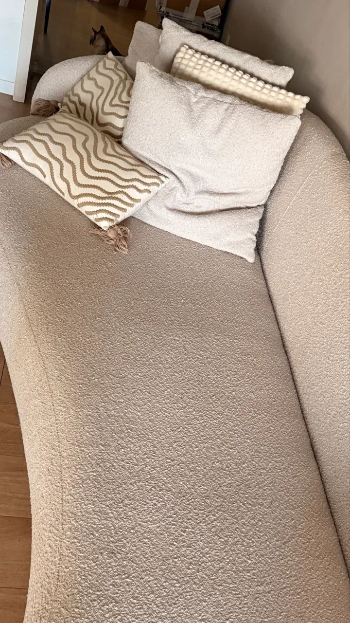 Sofá supernovo de boucle  - Foto 2