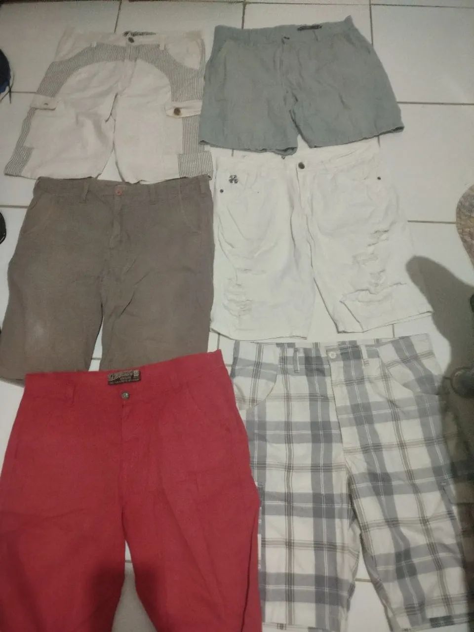 Lote de bermudas masculinas usadas - Foto 2