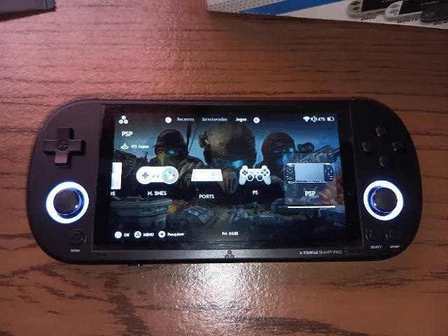  trimui smart pro - Console portátil , jogo portátil, telaI IPS de 4.96 polegadas (Novo)