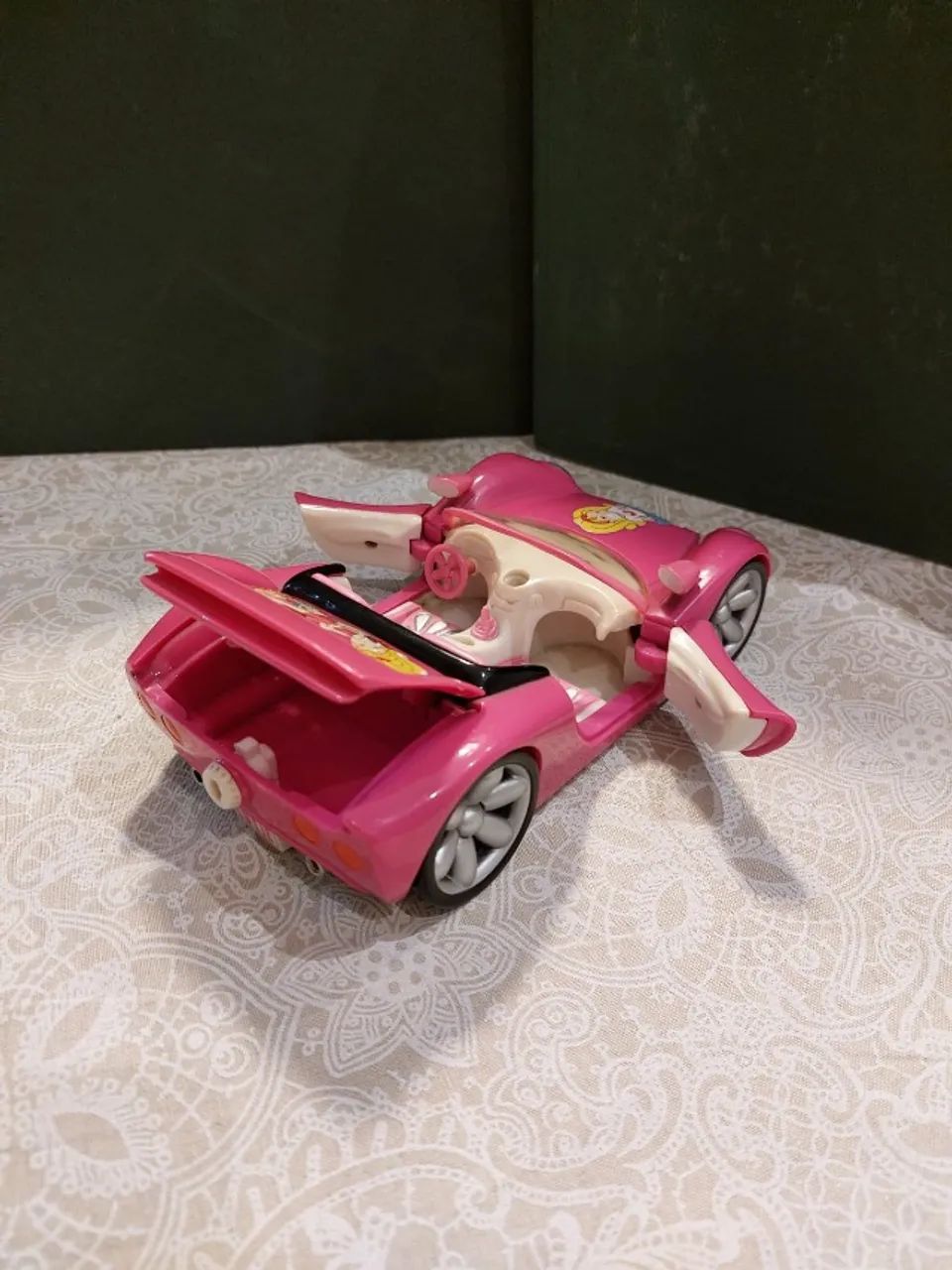 Carro Conversível Rosa - Spin Master 2001 - Brinquedo Vintage - Foto 2