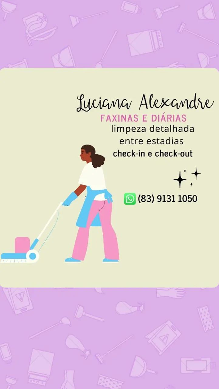 Faxina e  diáriarista em João pessoa 