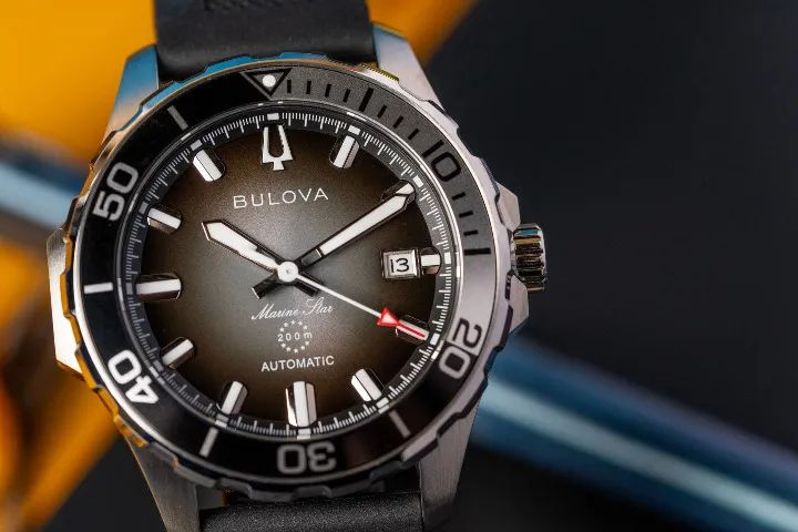 Relógio Masculino Bulova Marine Star Automático 98b465 - Foto 5