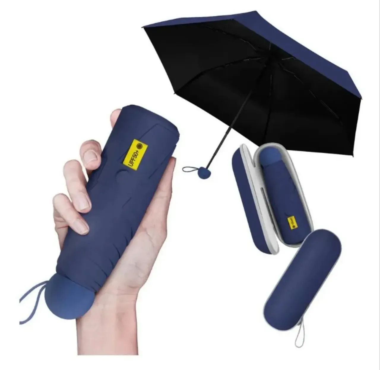 Mini Guarda Chuva Sombrinha Compacto E Portátil De Bolsa - Foto 4